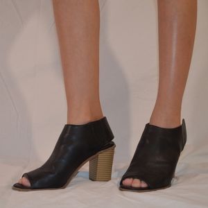 cathy jean peep toe booties